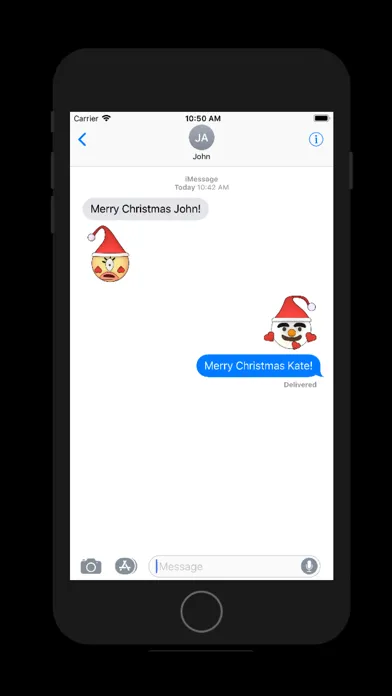 Capturas de tela do Xmas Emoji - Holiday Stickers