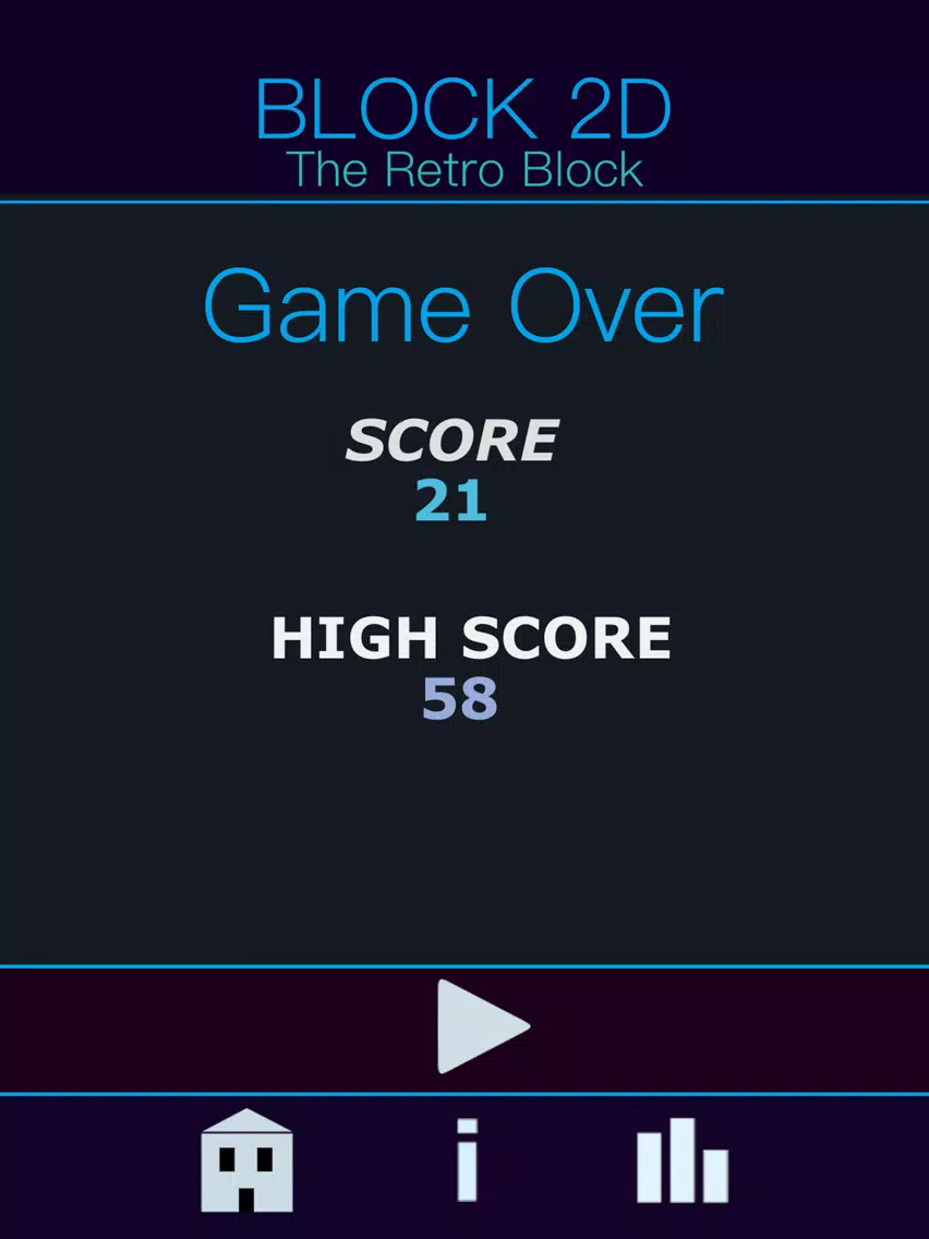 Screenshot di Block 2D - Retro Arcade Game iPad 