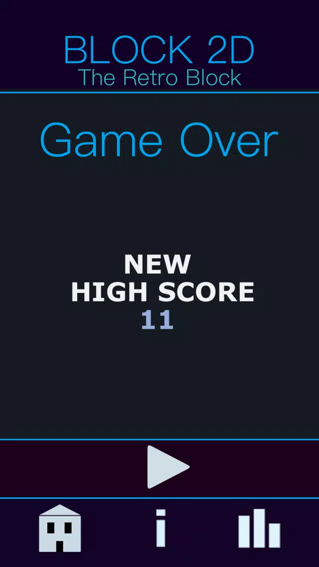 Screenshot di Block 2D - Retro Arcade Game