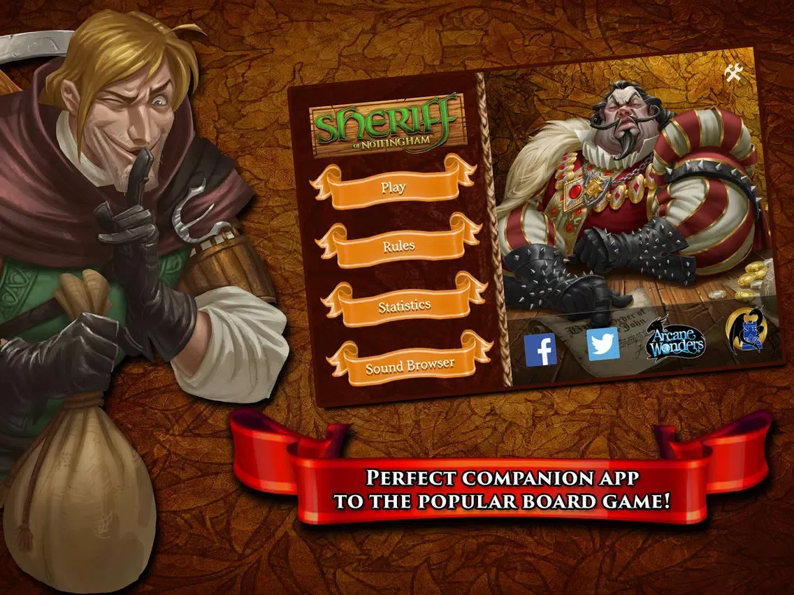Sheriff of Nottingham Companion App iPad  Screenshots