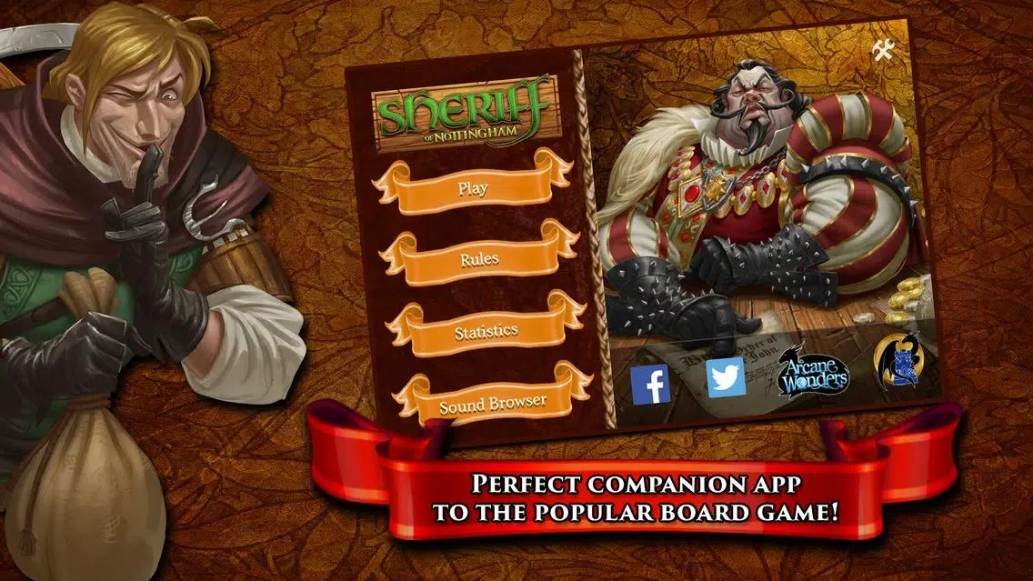 Sheriff of Nottingham Companion App Screenshots