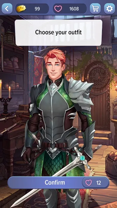 Capturas de tela do Love Legend - Romance Choices