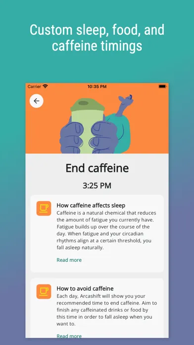 Capturas de tela do Arcashift: Sleep & Balance