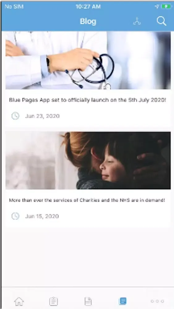 Capturas de pantalla de Blue Pages