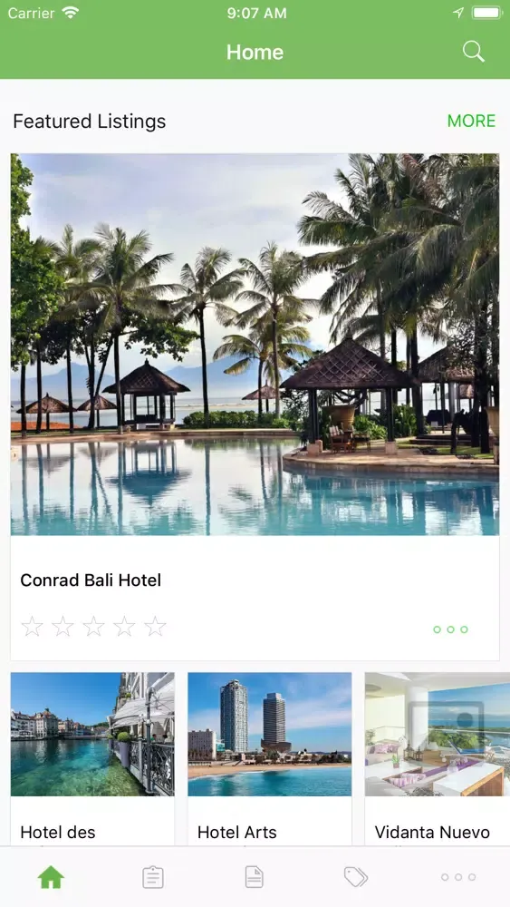 Captures d'écran de HotelApps.com