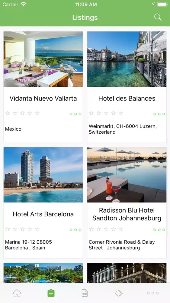 Captures d'écran de HotelApps.com