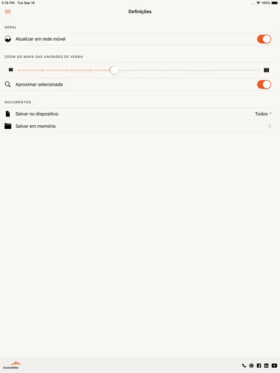 Capturas de pantalla de é Aço iPad 