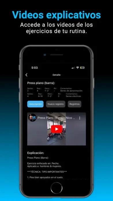 Capturas de pantalla de NR Fitness