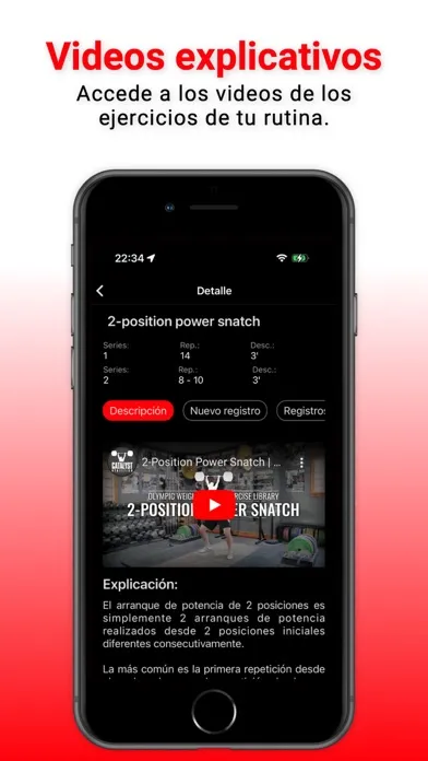 Captures d'écran de Power Gym