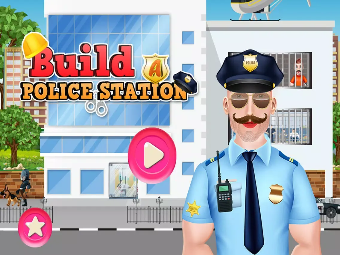 Capturas de tela do Build Police Station Building iPad 