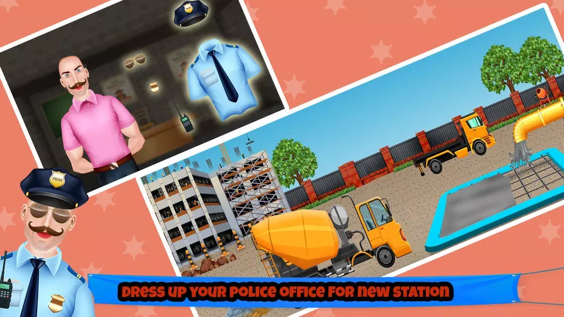 Capturas de tela do Build Police Station Building