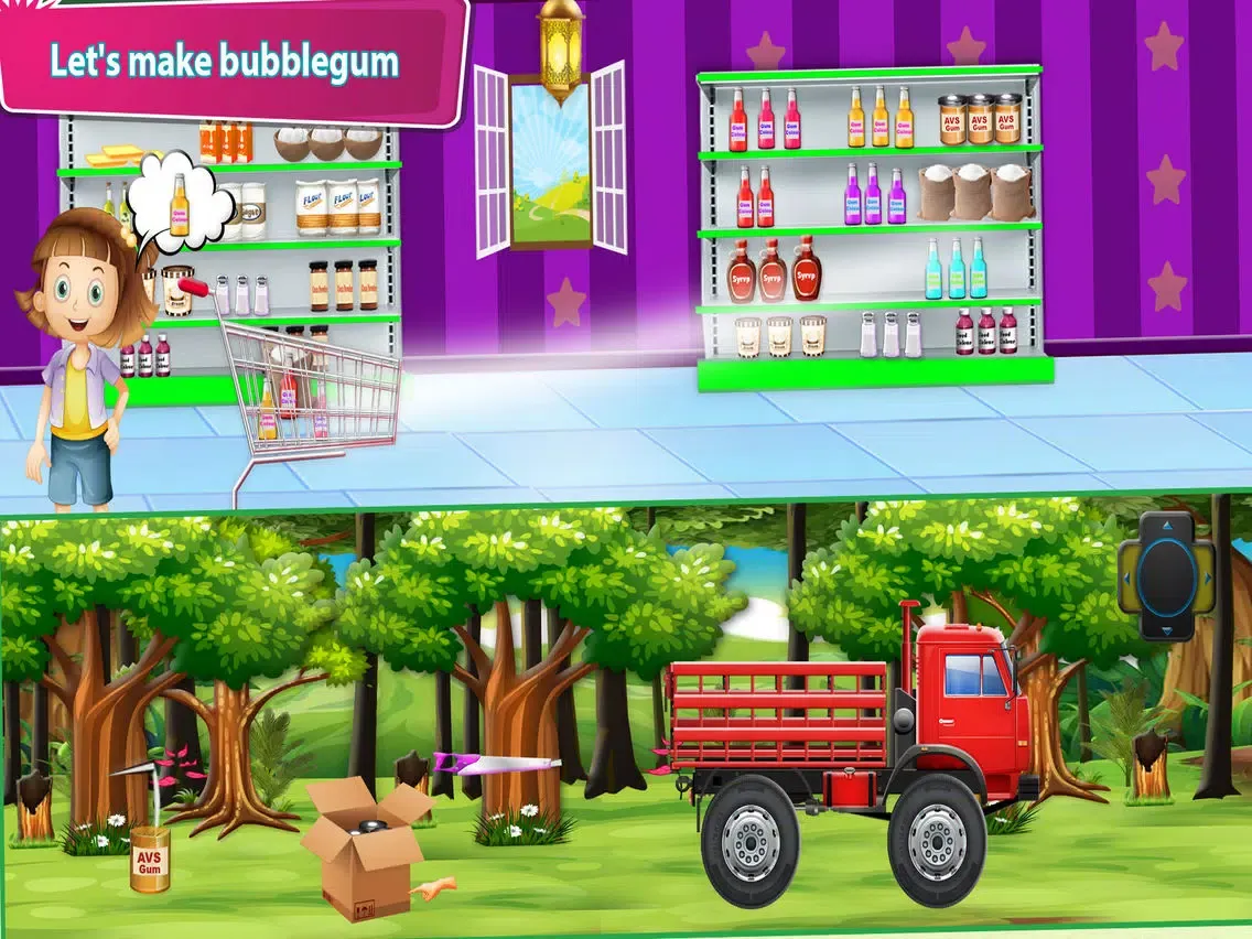 Ảnh chụp màn hình của Chewing Gum Making Fun Factory iPad 