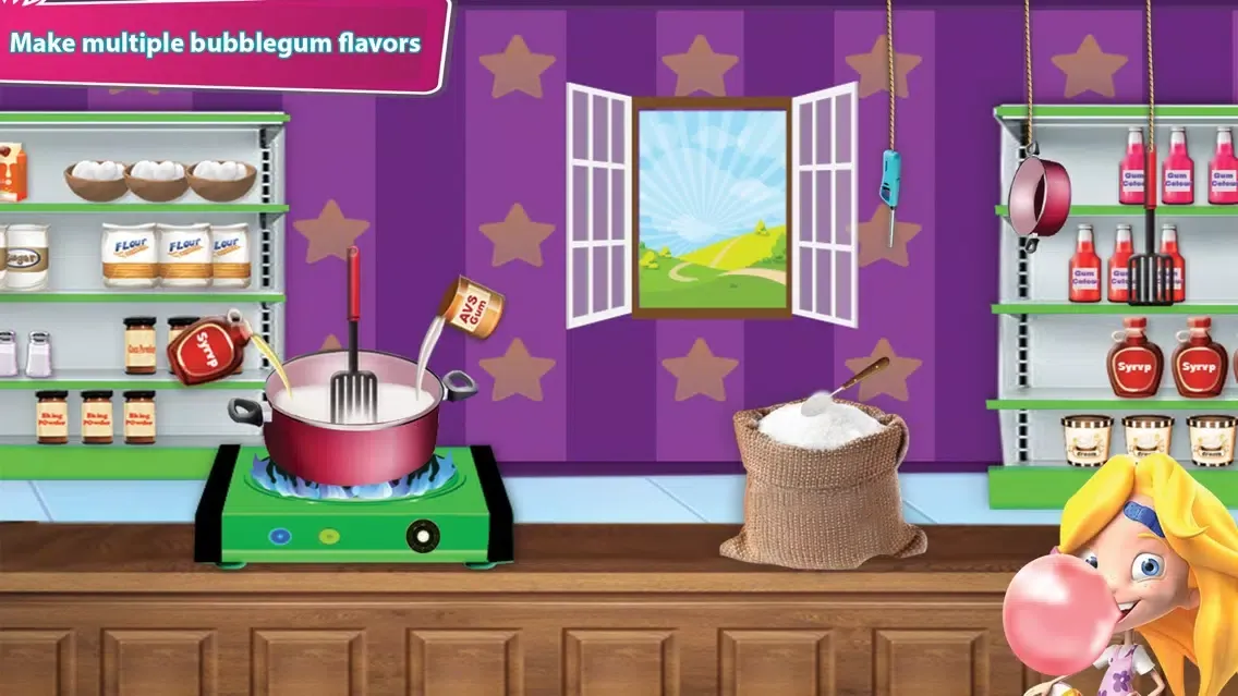 Ảnh chụp màn hình của Chewing Gum Making Fun Factory