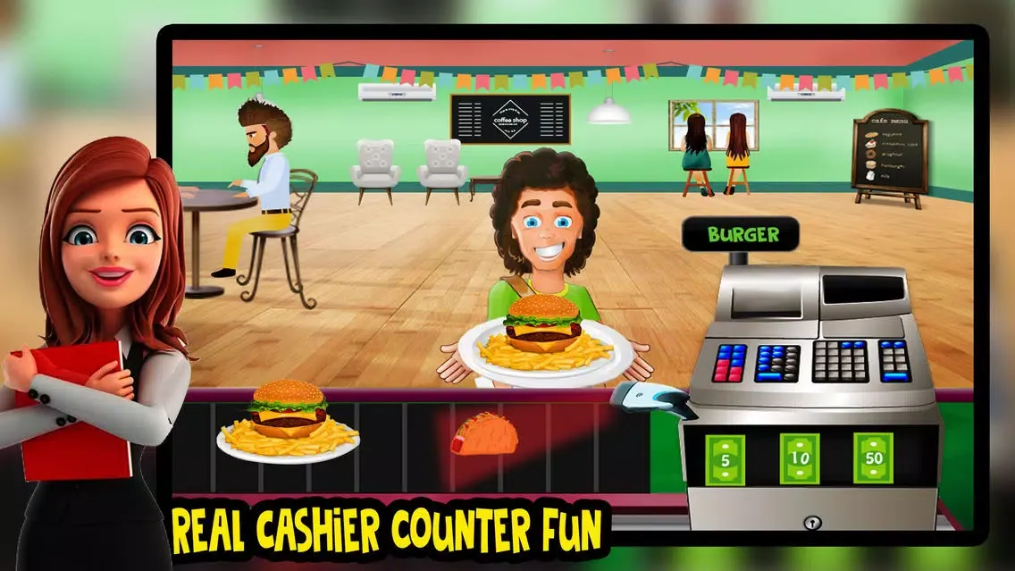 High School Food Cafe Cashier应用截图