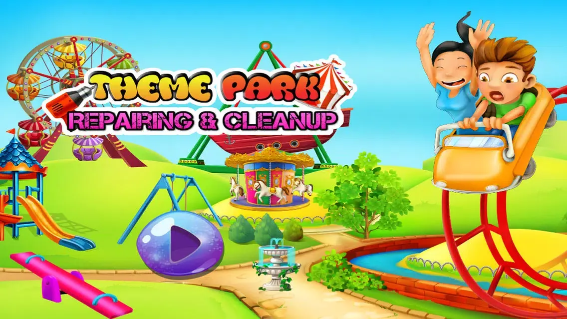 Theme Park Cleaning & Repair Screenshots