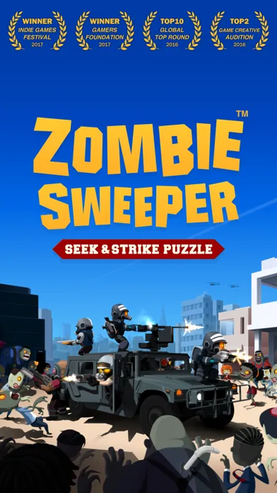Zombie Sweeper: Action Puzzle 스크린샷