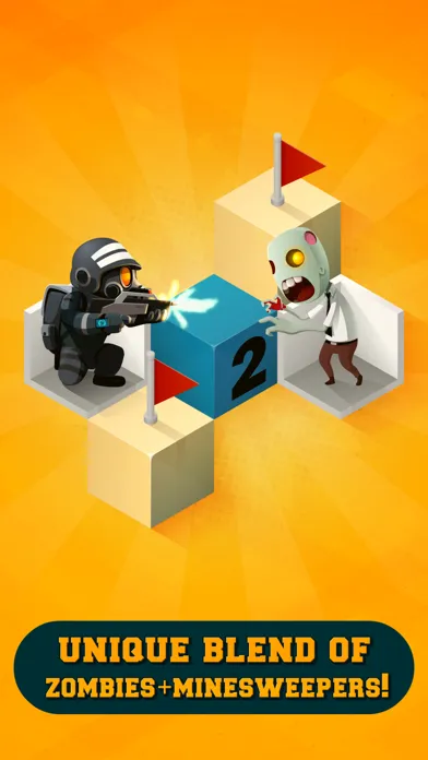 Zombie Sweeper: Action Puzzle 스크린샷