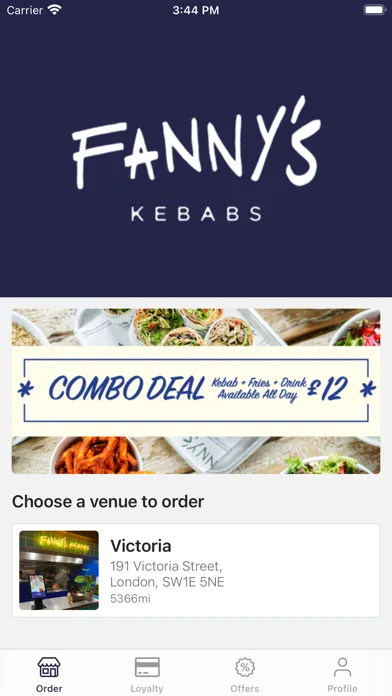 Capturas de tela do Fanny's Kebabs