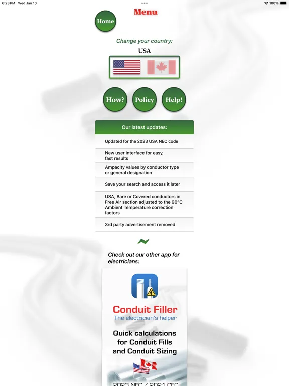 Electrical Amps iPad  سکرین شاٹس