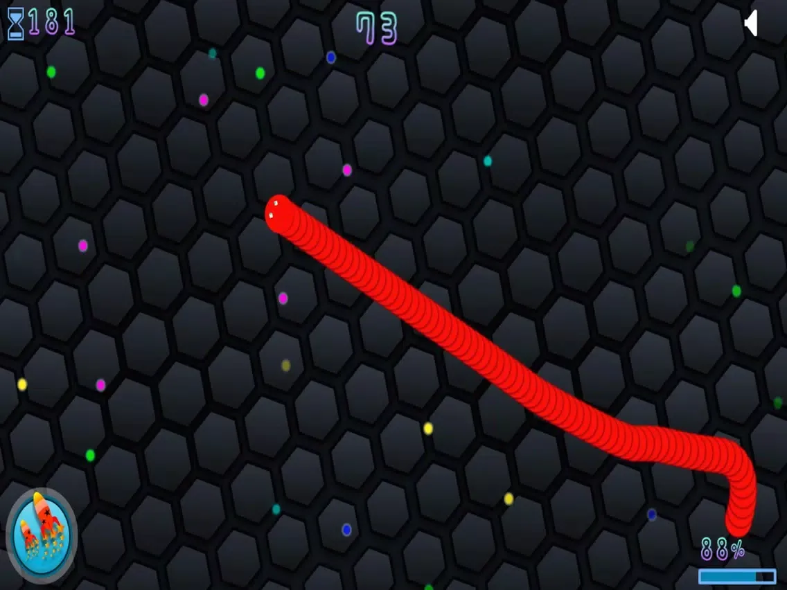 Red Snake Moves Kids Game iPad  Screenshots