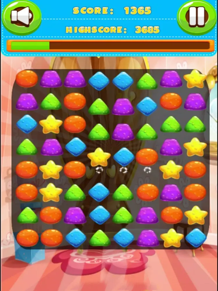 Zrzuty ekranu The Jelly Friends Match Puzzle Game iPad 