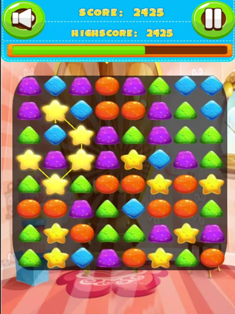 Zrzuty ekranu The Jelly Friends Match Puzzle Game iPad 