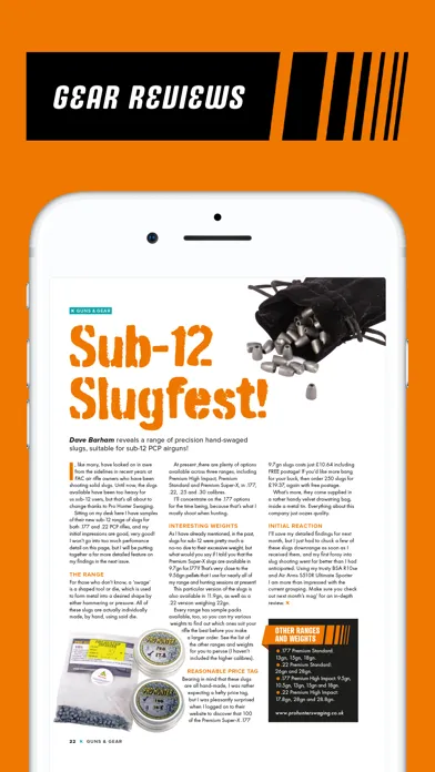 Tangkapan layar Airgun World Magazine