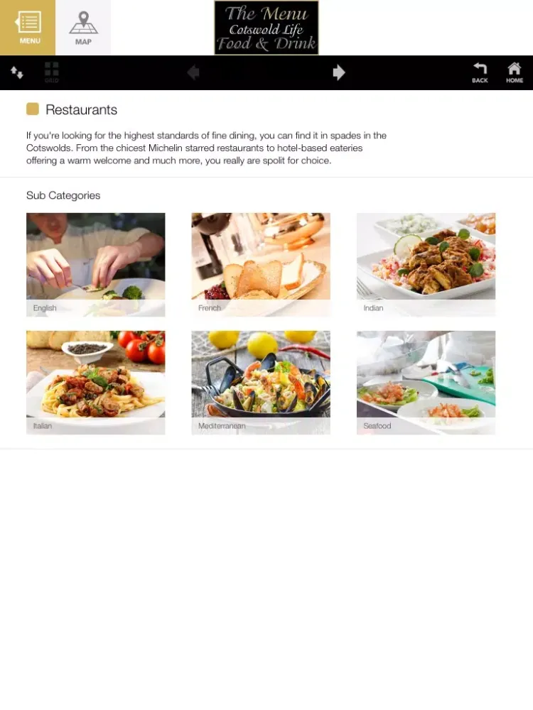 ภาพหน้าจอของ Cotswold Life Food and Drink - The Menu iPad 