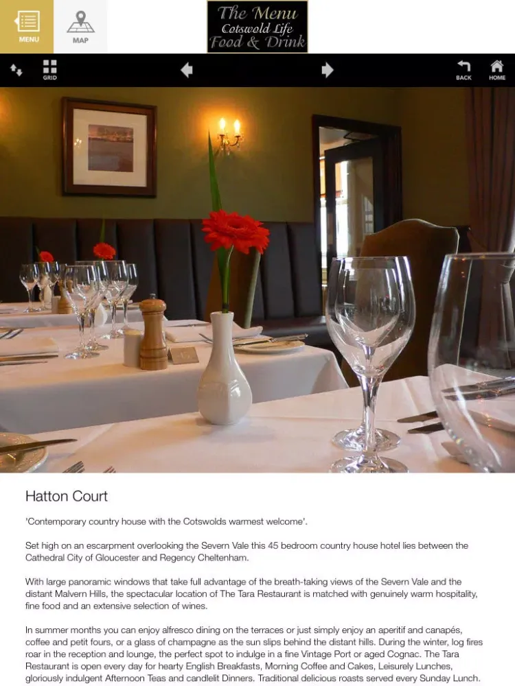 ภาพหน้าจอของ Cotswold Life Food and Drink - The Menu iPad 