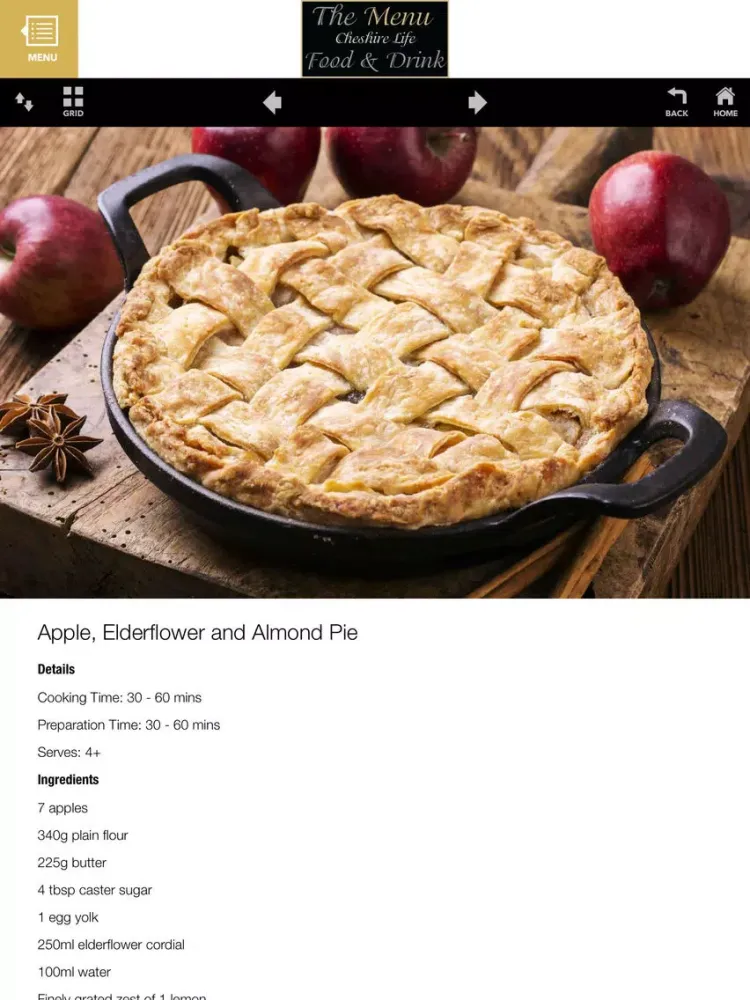 Capturas de pantalla de Cheshire Life Food and Drink - The Menu iPad 