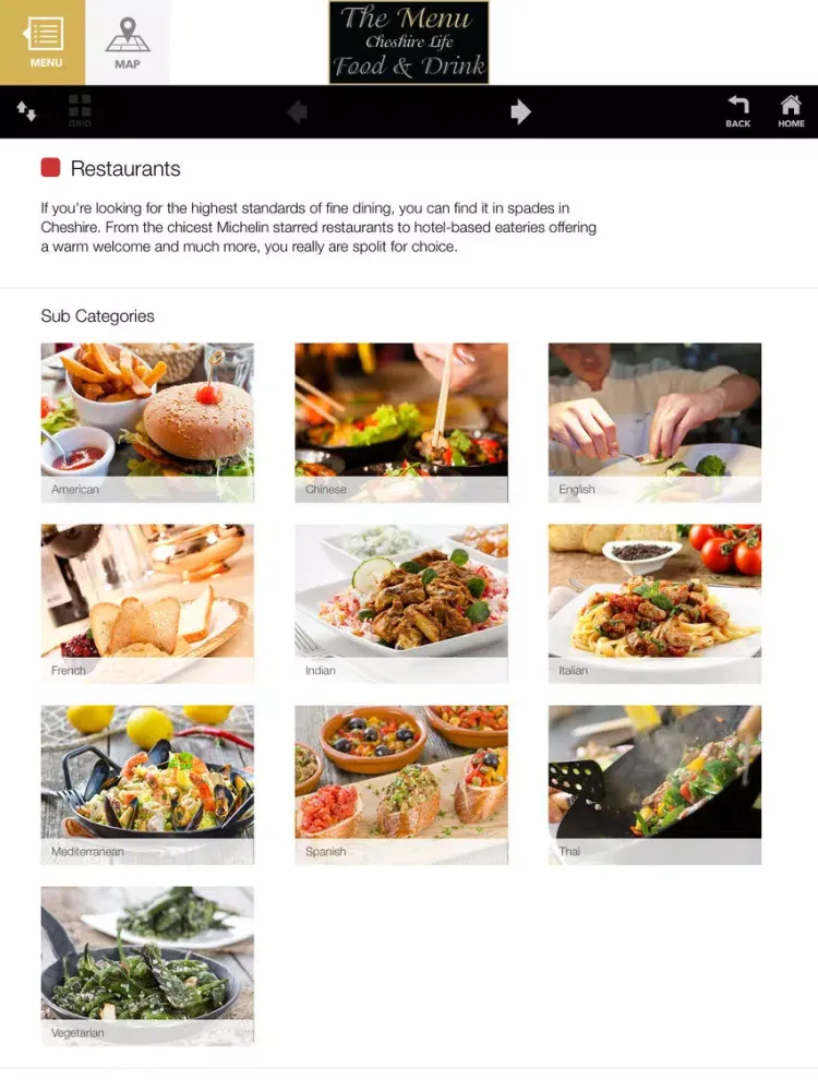 Capturas de pantalla de Cheshire Life Food and Drink - The Menu iPad 