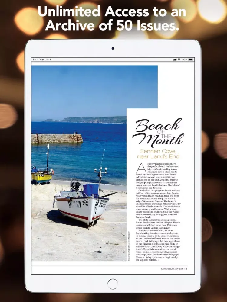 Cornwall Life Magazine iPad  스크린샷