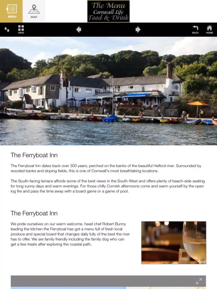 Captures d'écran de Cornwall Life Food and Drink - The Menu iPad 