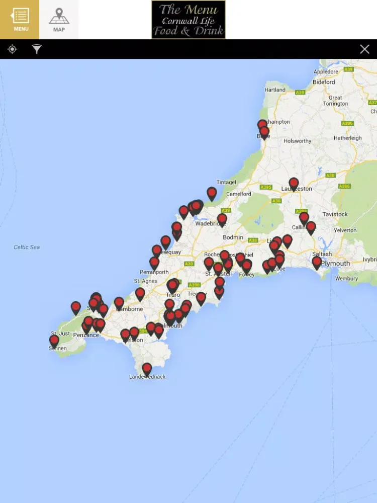 Captures d'écran de Cornwall Life Food and Drink - The Menu iPad 
