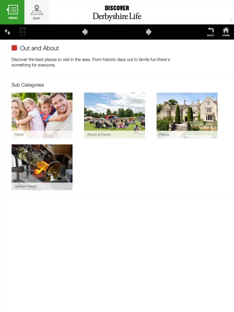 Zrzuty ekranu Discover - Derbyshire Life iPad 