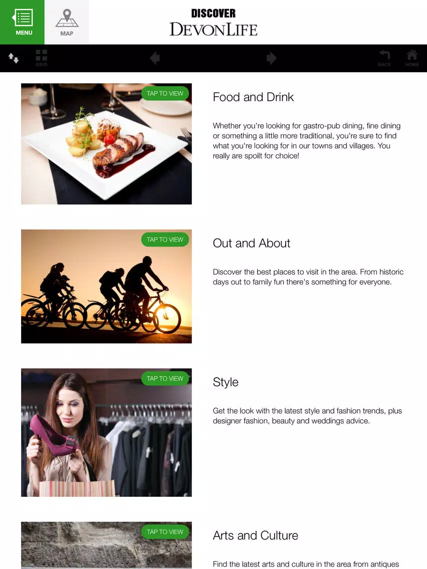 Zrzuty ekranu Discover - Devon Life iPad 