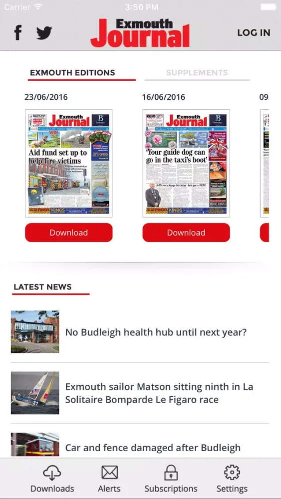 Captures d'écran de Exmouth Journal