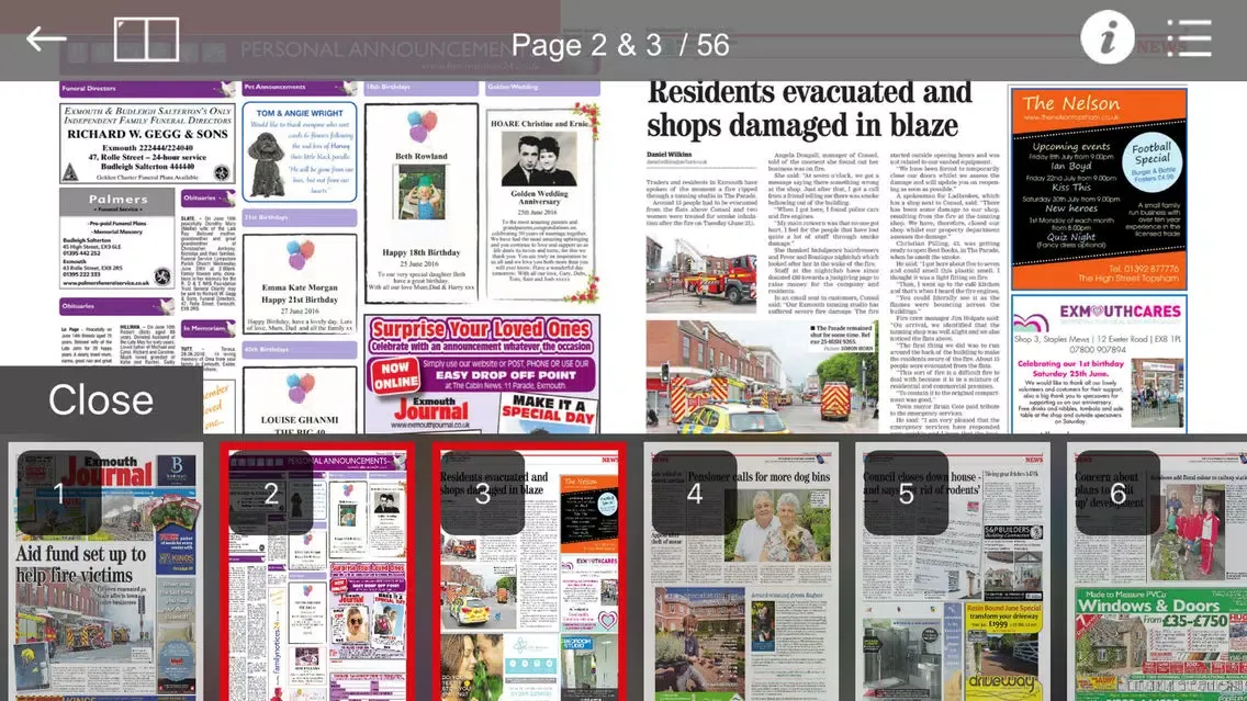 Captures d'écran de Exmouth Journal