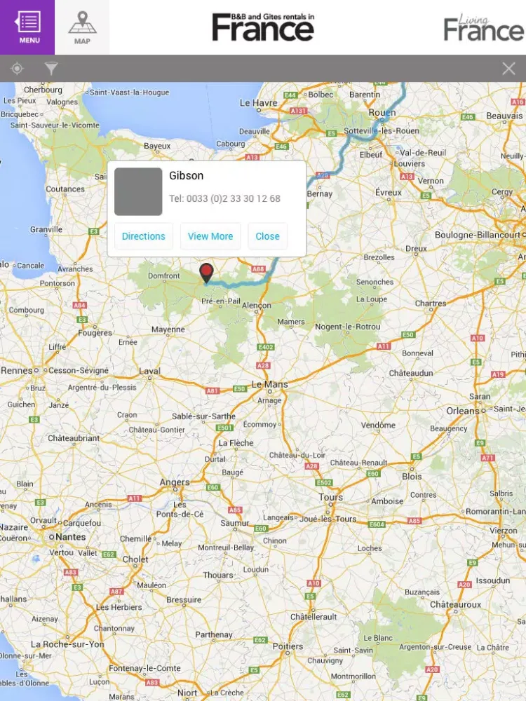 صور B&B and Gîtes Rentals in France iPad 