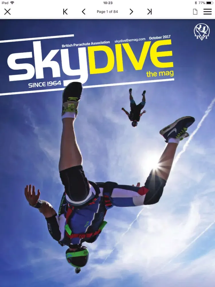 Skydive The Mag iPad  스크린샷