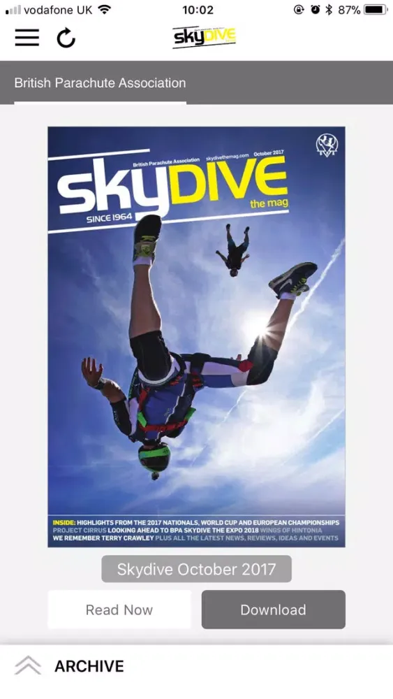 Skydive The Mag 스크린샷