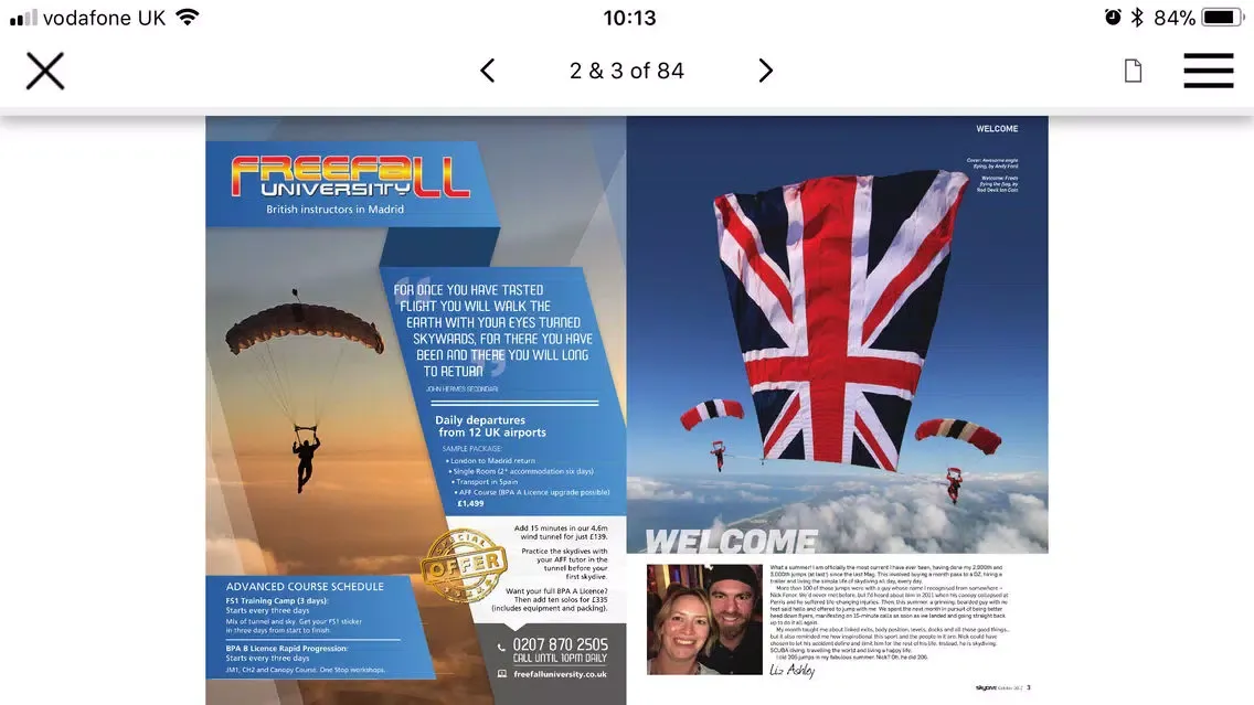 Skydive The Mag 스크린샷