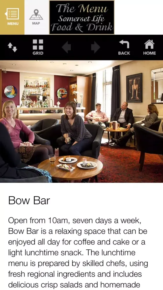 Somerset Life Food and Drink - The Menu Screenshots