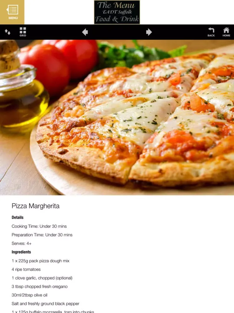 Captures d'écran de EADT Suffolk Food and Drink - The Menu iPad 