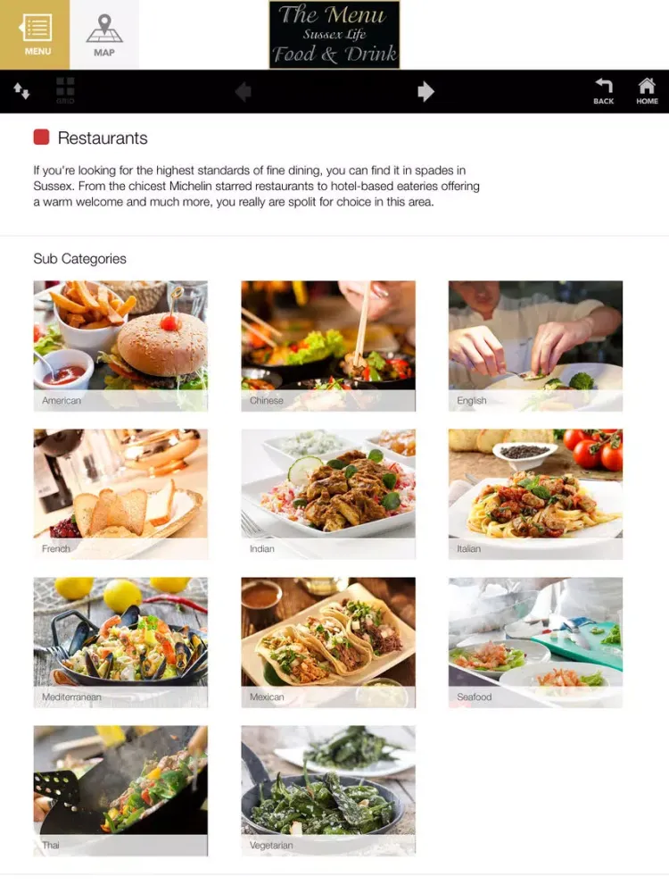 Sussex Life Food and Drink - The Menu iPad  سکرین شاٹس