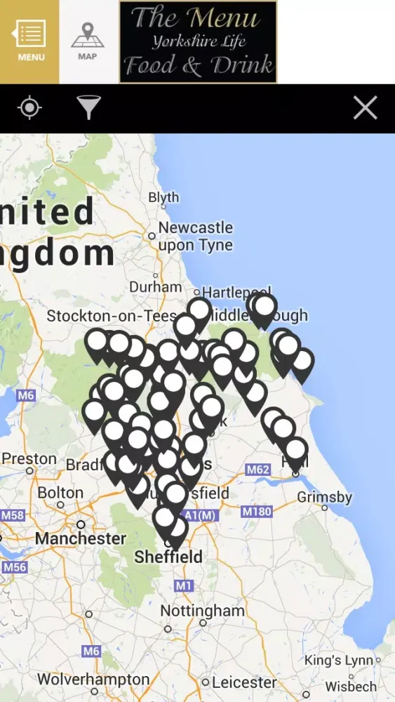 Yorkshire Food and Drink - The Menu Screenshots