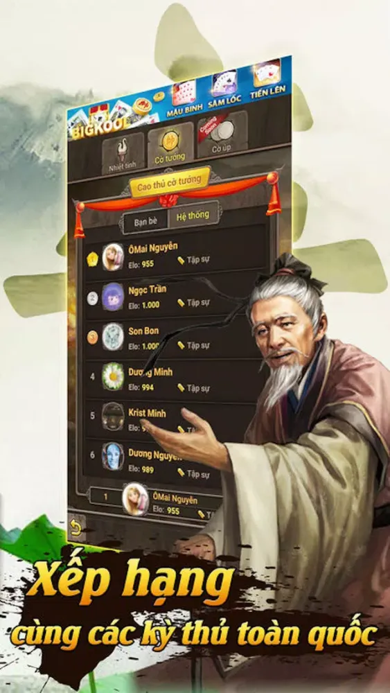 Tangkapan skrin Game Co Tuong, Co Up Offline