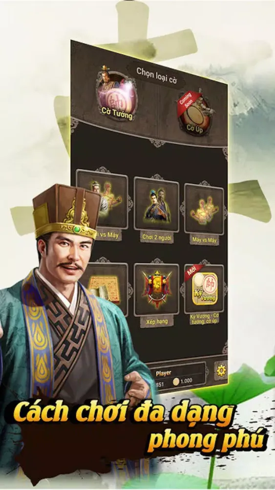 Tangkapan skrin Game Co Tuong, Co Up Offline