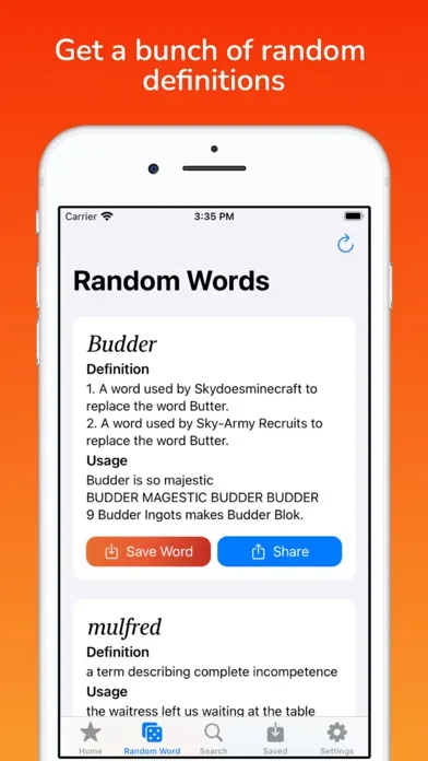 UrbanWatch - Slang Dictionary Screenshots