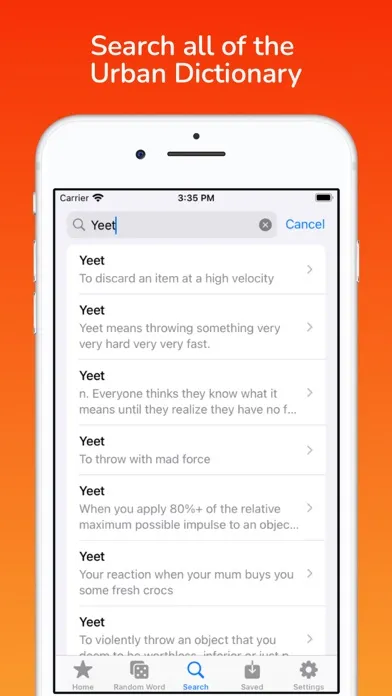 UrbanWatch - Slang Dictionary Screenshots